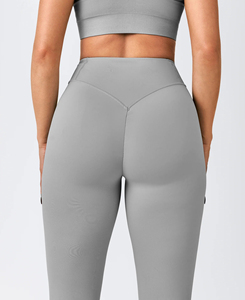 Leggings de Yoga Ligeros para Mujer, Cintura Alta, Color Sólido, Pantalones Largos sin Costuras, Elásticos, Color Personalizado, Transpirables, de Secado Rápido - Product Image 3