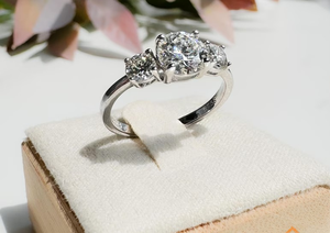 925 Sterling Silver Moissanite Diamond <b>ring</b> Gift For engagement - Product Image 4