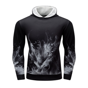 Sweat-shirt à capuche personnalisé de qualité supérieure pour homme, imprimé, en polaire polyester, vêtement d'hiver, coupe ample, décontracté, fabricant, vente en gros - Product Image 1