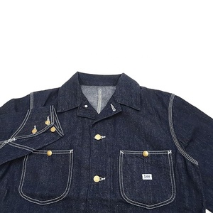 Indigo Denim Work <b>Jacket</b> <b>Men</b> <b>Utility</b> Cardigan Style <b>Jacket</b> with Multiple Pockets for Casual Outdoor Wear - Product Image 4