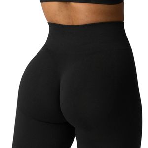 ขายส่ง กางเกงเลกกิ้งยกกระชับสะโพกเอวสูงไร้ตะเข็บสำหรับผู้หญิง แบบสั่งทำ OEM ODM ยืดได้สี่ทิศทาง ระบายอากาศได้ดี เหมาะสำหรับออกกำลังกาย โยคะ และฟิตเนส - Product Image 2