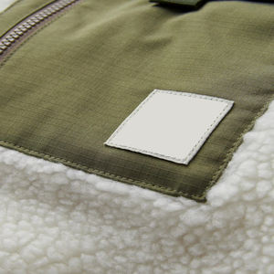 Veste en polaire sherpa épaisse et chaude pour l'hiver, col montant décontracté, coupe-vent, respirante, 4 poches pour homme - Product Image 4