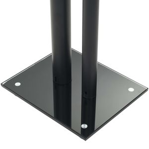 Altoparlante in vetro temperato nero a 2 pezzi con accessori di Design a 2 pilastri per i tuoi altoparlanti - Product Image 5