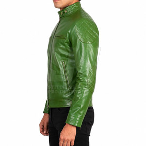 Top Selling Custom Design Men Leather <b>Biker</b> <b>Jacket</b> Made In High Quality Material Men Leather <b>Jacket</b> For Auto Racing Wear - Product Image 4