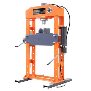 Pressa Idraulica da Officina TMG SP75 da 75 Tonnellate, Robusta, Completamente Saldata, con Telaio a H, Funzionamento Manuale e Pneumatico, Nuova Condizione, con Scatola Ingranaggi - Product Image 2