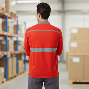 <b>Work</b> Wear Safety Shirts 2026 New Custom High Quality New Safety Shirt for Men O-neck T-shirt Reflective <b>Work</b> T Shirt Quick dry - Product Image 2