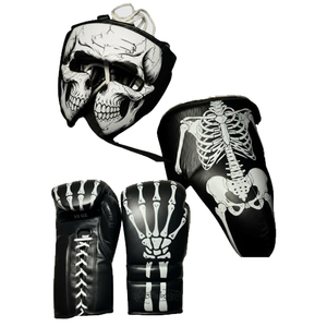 Best Quality Professional Leather <b>Boxing</b> <b>Sparring</b> <b>Set</b> Breathable Lace-up Closure Custom Brand for Wrist Support Digital Print - Product Image 2