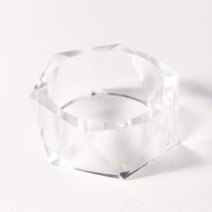 Bracelet tendance en acrylique à motifs, bracelet en résine irrégulier, bracelet circulaire personnalisable, bracelets épais pour femmes - Product Image 3