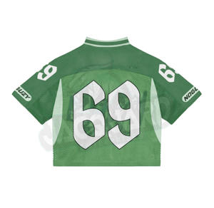 T-shirt de course réfléchissant en maille pour hommes, tendance, faible MOQ, service OEM, vêtements de sport pour jogging nocturne - Product Image 2