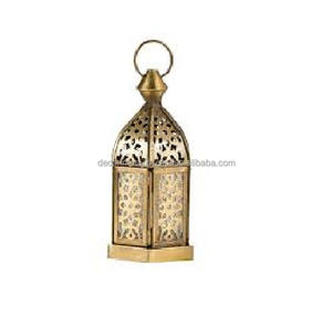 Venta caliente de fábrica Mosaico de vidrio de metal Luces de té Candelabros votivos de vidrio Linternas y tarros de velas - Product Image 5