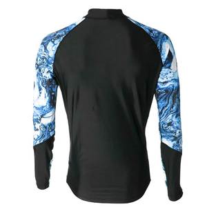 เสื้อรัดกล้ามเนื้อ Rashguard รุ่นยอดนิยม OEM ODM สำหรับผู้ชาย พิมพ์ลายแบบ Sublimation ผ้า Spandex สำหรับ Bjj ยิม และ MMA - Product Image 3
