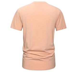 เสื้อยืดคอกลมแขนสั้นผู้ชาย ระบายอากาศ แห้งเร็ว ผ้าฝ้าย 100% ผลิตตามสั่ง OEM Clush Industries CI-TS-0001 ทรงปกติ - Product Image 4
