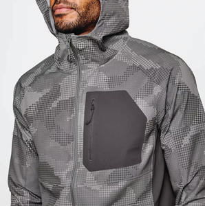 เสื้อแจ็คเก็ตตกปลาลายพรางสำหรับผู้ชาย กันน้ำ ระบายอากาศได้ดี อุปกรณ์ล่าสัตว์กลางแจ้ง กระเป๋าหลายช่อง เสื้อผ้ากีฬาตกปลาแบบยุทธวิธี - Product Image 4