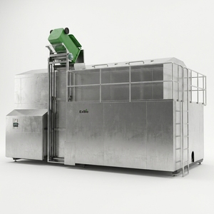 Exbio 10t, Máquina Industrial de Reciclaje de Residuos Alimentarios, Sistema de Compostaje, Digestor de Residuos Orgánicos con Motor de 30HP, Acero Inoxidable - Product Image 1