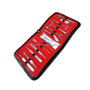 Kit de pratique de dissection pour étudiants avec bloc d'instruments chirurgicaux en acier inoxydable gratuit Ensemble de formation manuelle Base des outils chirurgicaux - Product Image 4