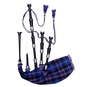 Bagpipe Royal Stewart artisanal en ébène brun, produit d'apprentissage de haute qualité, bagpipe en bois d'ébène - Product Image 5