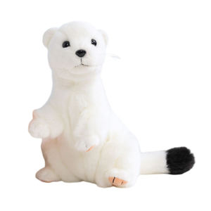 Peluche de Comadreja Blanca Súper Suave de 20 cm - Product Image 1