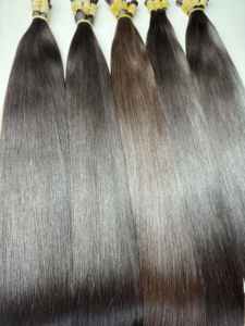 ¡Venta superior! 100% Extensiones de cabello humano a granel Cabello Humano Vietnamita Precio al por mayor de fábrica sin productos químicos color natural - Product Image 3