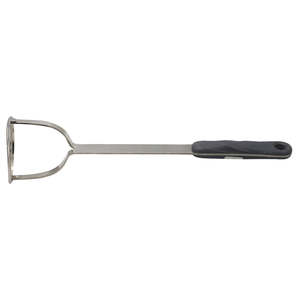Potato Masher 11 Inch Grey Handle Stainless Steel Masher Kitchen Tool Cooking Utensil Durable Reusable - Product Image 3
