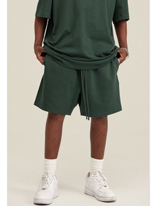 Shorts pour homme en coton épais 100% Highstreet, vente en gros, coupe ample, décontracté, respirant et coupe-vent, avec strass, pour adultes - Product Image 6