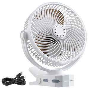 Ventilador USB Recargable Portátil y de Mano con 3 Velocidades, Modo de Circulación con Flujo de Aire Potente, Abrazadera Resistente, Ventilador de Clip Portátil de Larga Duración - Product Image 1