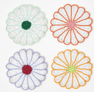 Nuevas llegadas: Juego de posavasos con cuentas, blancos con corazón rojo y diseños de trajes negros, tapetes y almohadillas, ¡gran oferta! - Product Image 6