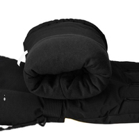 Gants longs en cuir de mouton noir personnalisés unisexes, élégants pour l'hiver, le sport quotidien, les voyages, le ski, le cyclisme, l'opéra et les soirées