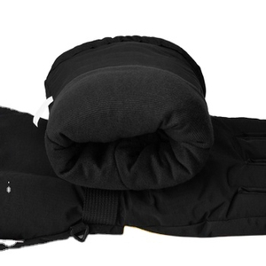 Gants longs en cuir de mouton noir personnalisés unisexes, élégants pour l'hiver, le sport quotidien, les voyages, le ski, le cyclisme, l'opéra et les soirées - Product Image 4