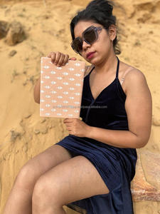 Nuevo Real hecho a mano cubierta dura tela cierre diario bohemio tradicional Vintage cubierta colorida sin forro reciclado hoja diarios - Product Image 5