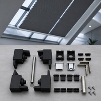 Accessoires pour stores alvéolaires motorisés, ensemble de composants pour stores de fenêtre, supports de fixation pour stores de plafond et lucarnes