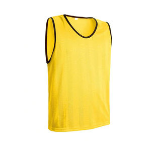 Chaleco Deportivo Unisex de Malla de Poliéster para Entrenamiento de Fútbol, Buen Precio, Servicio OEM con Impresión de Nombres en Grandes Cantidades - Product Image 2