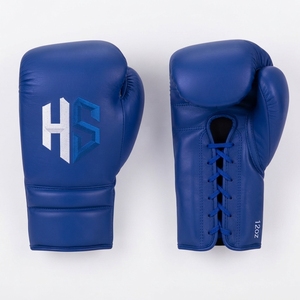 Boxing Training Gloves Competition laced up Boxing Wrist Support Fight Gloves Sandbag <b>Pro</b> Fight <b>Fitness</b> Punching Gloves - Product Image 1