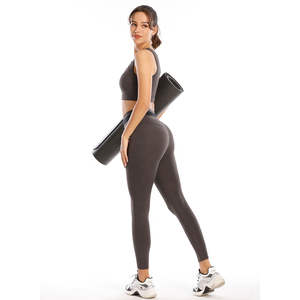 Sujetador Deportivo de Yoga sin Costuras con Gran Soporte y Logotipo Frontal, Diseño Simple para Mujer - Product Image 6