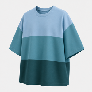 เสื้อยืดผู้หญิงทรงหลวมไหล่ตก ผ้าฝ้ายคุณภาพสูง 100% ลายปักสำหรับฤดูร้อน พิมพ์ลายโลโก้ 3 มิติ แบบสกรีน  ทรงใหญ่ น้ำหนักมาก - Product Image 2