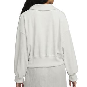 2025 sudaderas con capucha y sudaderas de talla grande personalizadas para mujer, sudadera de manga larga de algodón 100% de peso pesado con hombros caídos - Product Image 4