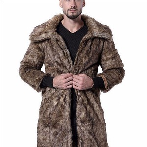 Manteau en fausse fourrure épaisse et chaude pour homme, mode hiver - Product Image 2