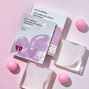 Masque facial en microfibre de collagène Blue Petal, patch pour les joues, pour raffermir, éclaircir, lutter contre le vieillissement, hydrater, améliorer l'élasticité, soin au lotus - Product Image 6
