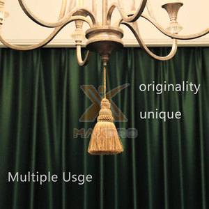 Material Duradero de Poliéster/Nailon, Diseño Único, Borlas de Hilo Metálico Personalizables de Alta Calidad, Color Sólido - Product Image 6