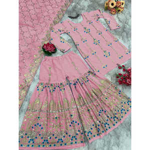 Top Sharara Fancy Dupatta para mujer - Product Image 4