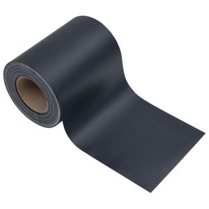 4 panneaux de clôture de jardin en PVC gris foncé mat 114,8'x0,6' pour la protection de l'intimité, treillis et portails - Product Image 5