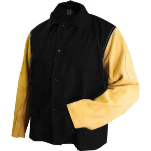 Veste en cuir de vachette de qualité supérieure, douce et confortable, pour la sécurité et la protection du corps, vestes de travail en cuir - Product Image 2