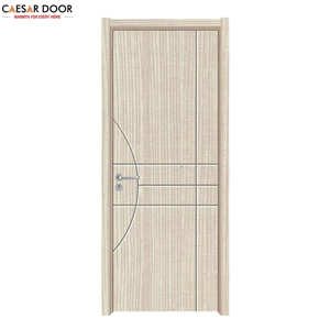 High Quality Waterproof Solid Wood Melamine Polymer PVC <b>Door</b> Skin Finished Surface Modern Design <b>Interior</b> Home Use Push Villa - Product Image 5