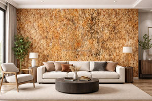 Azulejos de Granito Amarillo Pulido de la India: Duraderos y Ecológicos para Pisos de Villas - Product Image 2