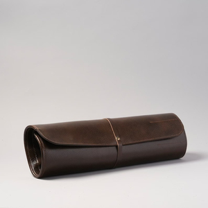 Étui à couteaux en cuir personnalisé avec poignée, pour ranger les couteaux de chef, en cuir pleine fleur LKR-0258 - Product Image 1