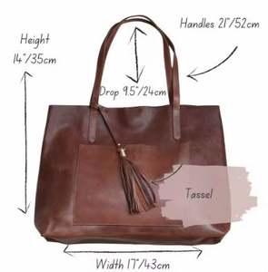 Sac à bandoulière en cuir véritable fait main, sac à main vintage pour femmes, sac à main de luxe - Product Image 3