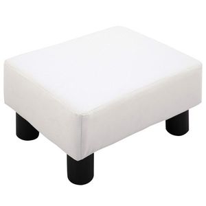 Poggiapiedi Moderno e Confortevole in Plastica e Tessuto per Soggiorno, Camera da Letto, Cucina, Hotel - Product Image 5