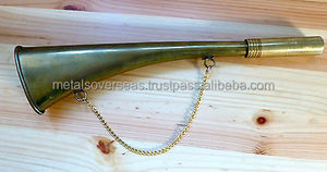 แตรเรือโบราณ ลดราคาพิเศษ ทำจากทองเหลือง สำหรับการเดินเรือ ใช้เป็นสัญญาณเสียงเรือเดินสมุทร ของขวัญสุดพิเศษ - Product Image 5