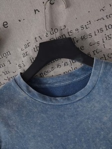 Women's Loose Fit <b>Turtleneck</b> Solid Color Washed Cotton Eco-Friendly 220g T-Shirt Sleeveless Casual Breathable Jersey <b>Top</b> Spring - Product Image 4