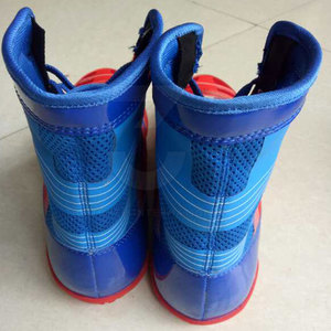 Zapatos de Boxeo de Cuero Personalizados de Alta Calidad, Suela de Goma Antideslizante, Diseño Transpirable y Ligero, Ajuste Cómodo, Construcción Duradera - Product Image 5