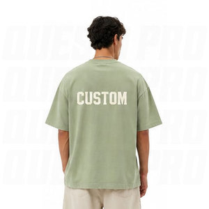 Camisetas de Algodón Grueso para Hombre, Personalizadas, Vintage, Extra Grandes, con Estampado Gráfico, Manga Corta, Estilo Urbano, Ropa Casual de Moda - Product Image 6